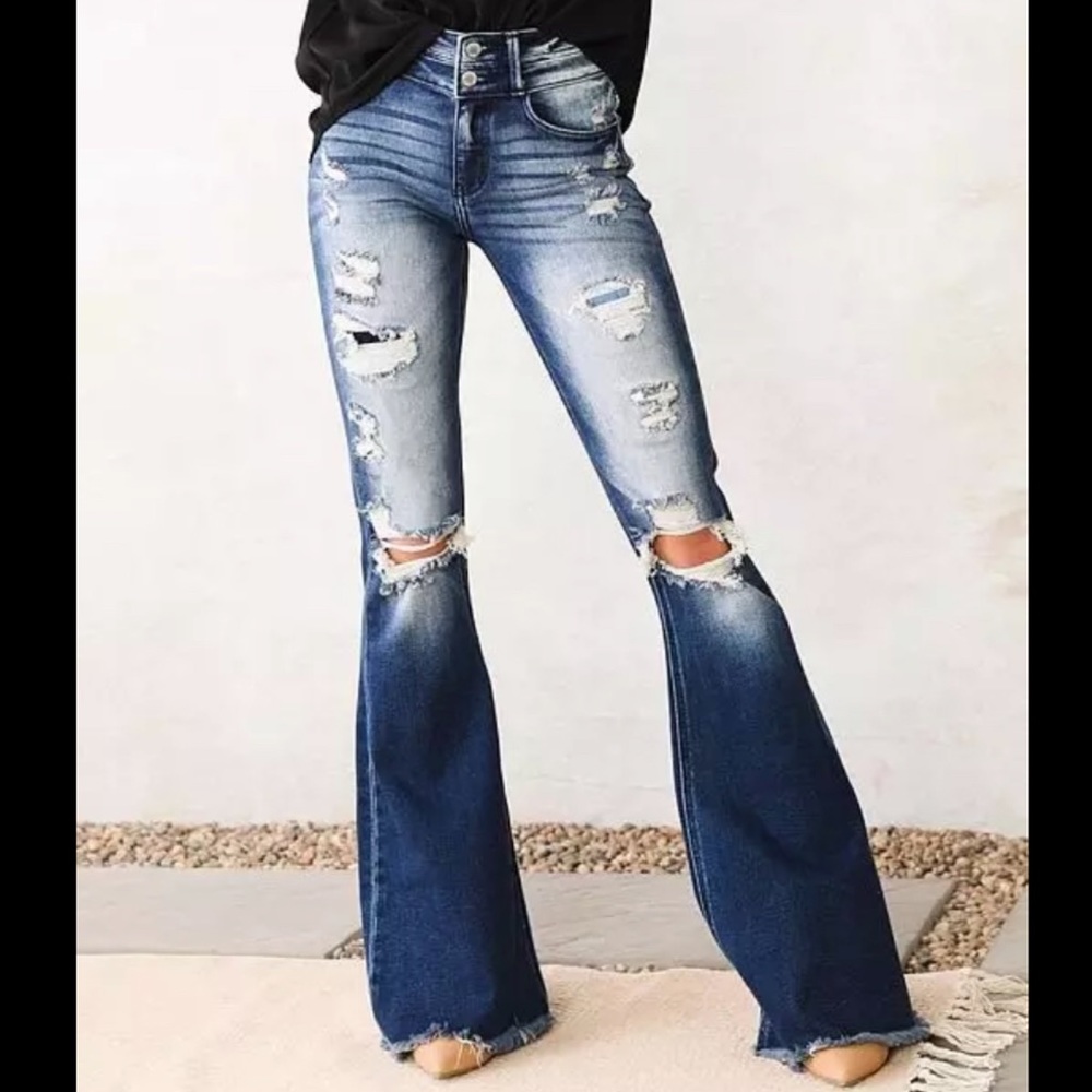 KanCan - Signature High Rise Super Flare Jean Size 25